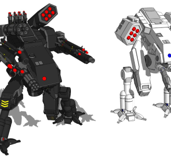 精细机器人模型 (28)